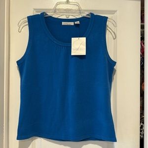 Luxe 360 by Hampshire Studio Sleeveless Sweater Tank Top - Size Petite Large
